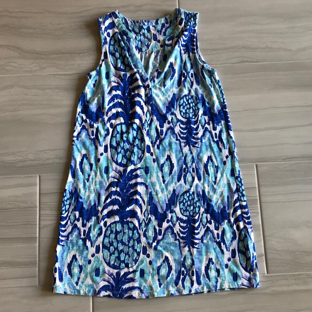 Lilly Pulitzer Serene Call Me Essie Pineapple dress XS
